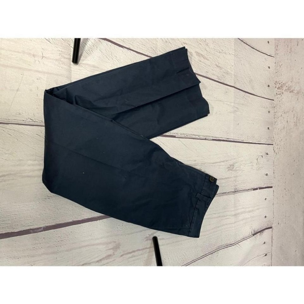 Banana Republic Martin Fit Navy Blue Stretch Straight Leg Trousers Mens 2